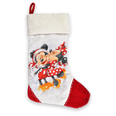 DISNEY CHRISTMAS JUBILEE Skarpeta na prezenty Myszki Mickey i Mini