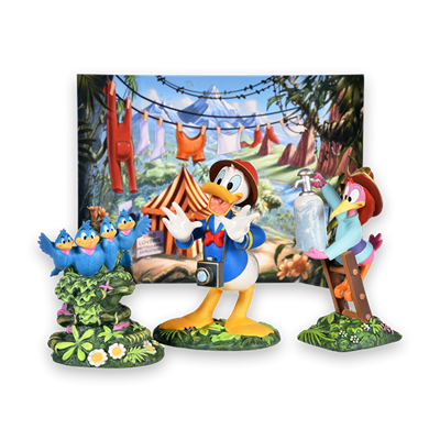 Disney Zestaw figurek Donald i ptak arakuański z przyjaciółmi