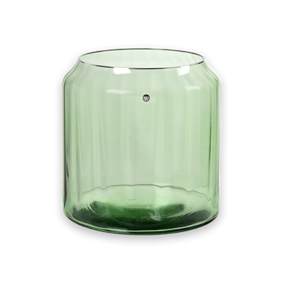 Lace Świecznik/wazon zielony, 20 cm