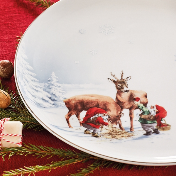Santa Christmas Talerz obiadowy, 26 cm